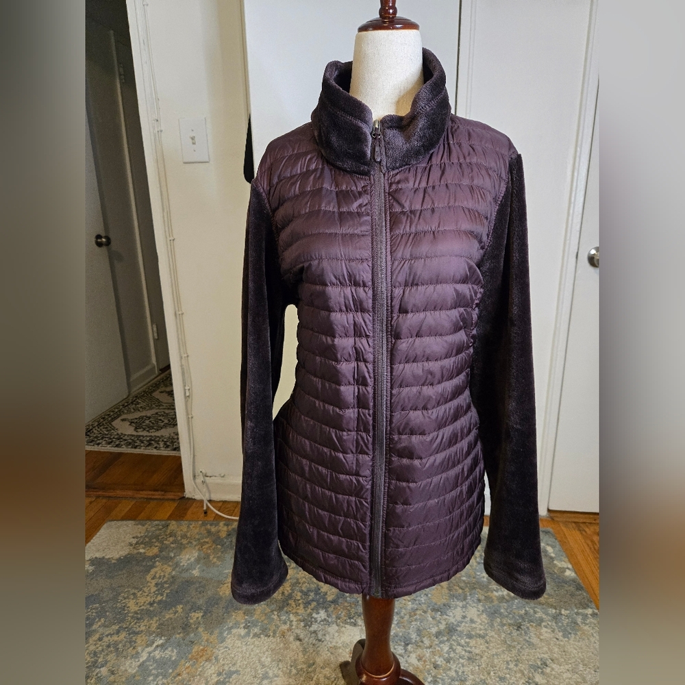 Women's Deep Purple Puffer Jacket